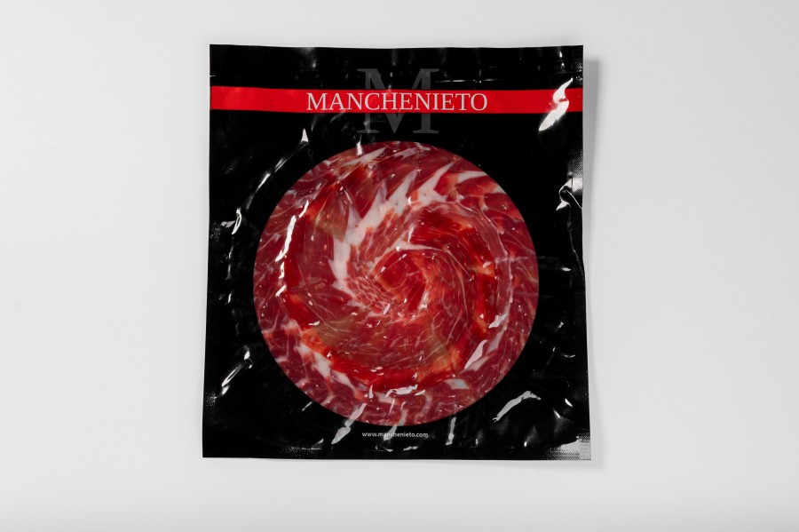 Estuche Jamón de Bellota 100% Ibérico Loncheado a Cuchillo 15 sobres - Imagen 2